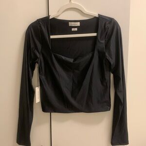 Black Babaton top from aritzia